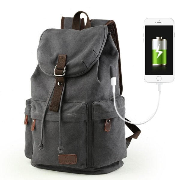 Sac A Dos Femme En Toile Canvas