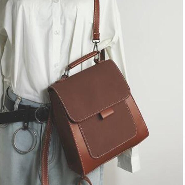 Sac A Dos Femme Petit Format En Cuir Simili Elegant