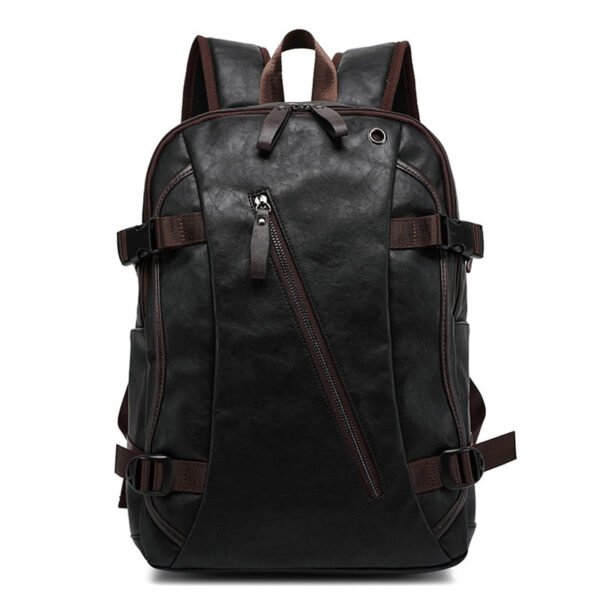 Sac A Dos Homme Faux Cuir Noir