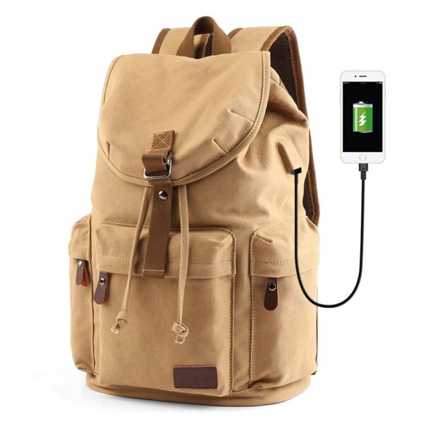 Sac A Dos Homme Toile Beige