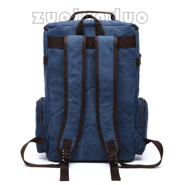 Sac A Dos Homme Toile Canvas Et Cuir