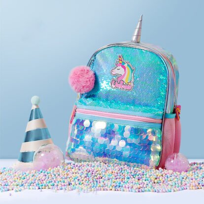 Sac A Dos Licorne Bleu