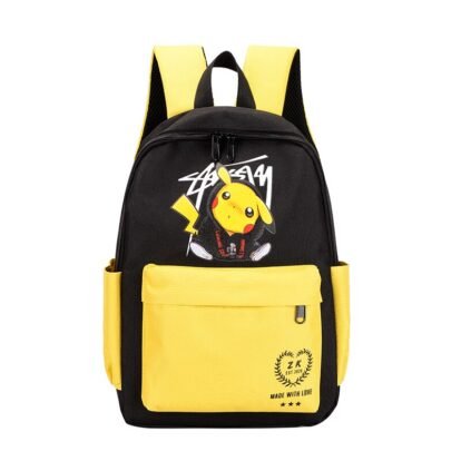 Sac A Dos Pikachu Noir Et Jaune College