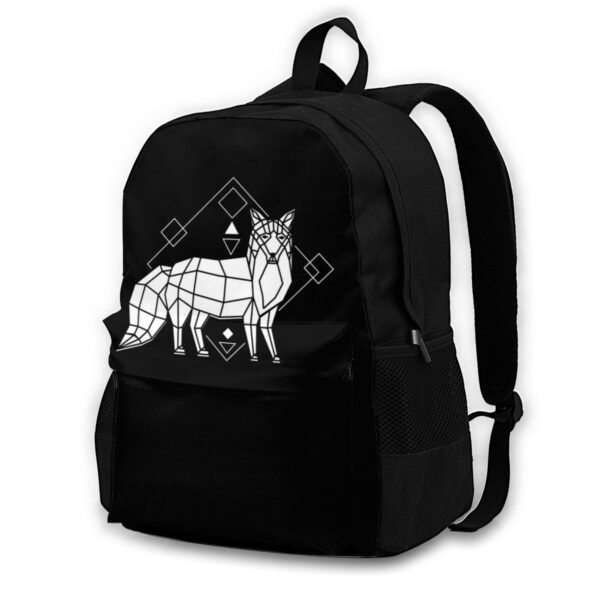 Sac A Dos Renard Noir Et Blanc