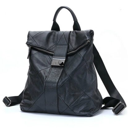 Sac A Dos Simili Cuir Femme Noir